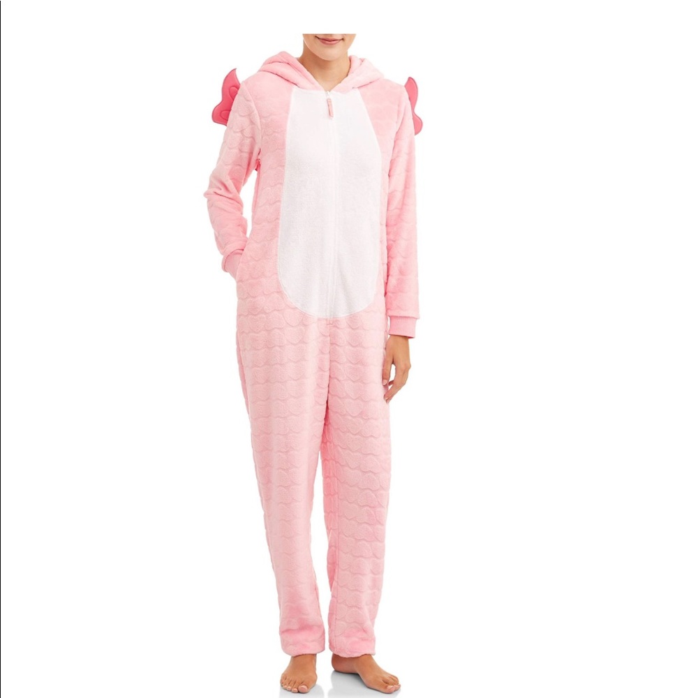 Secret Treasures - Pink Unicorn Union-jack onesie